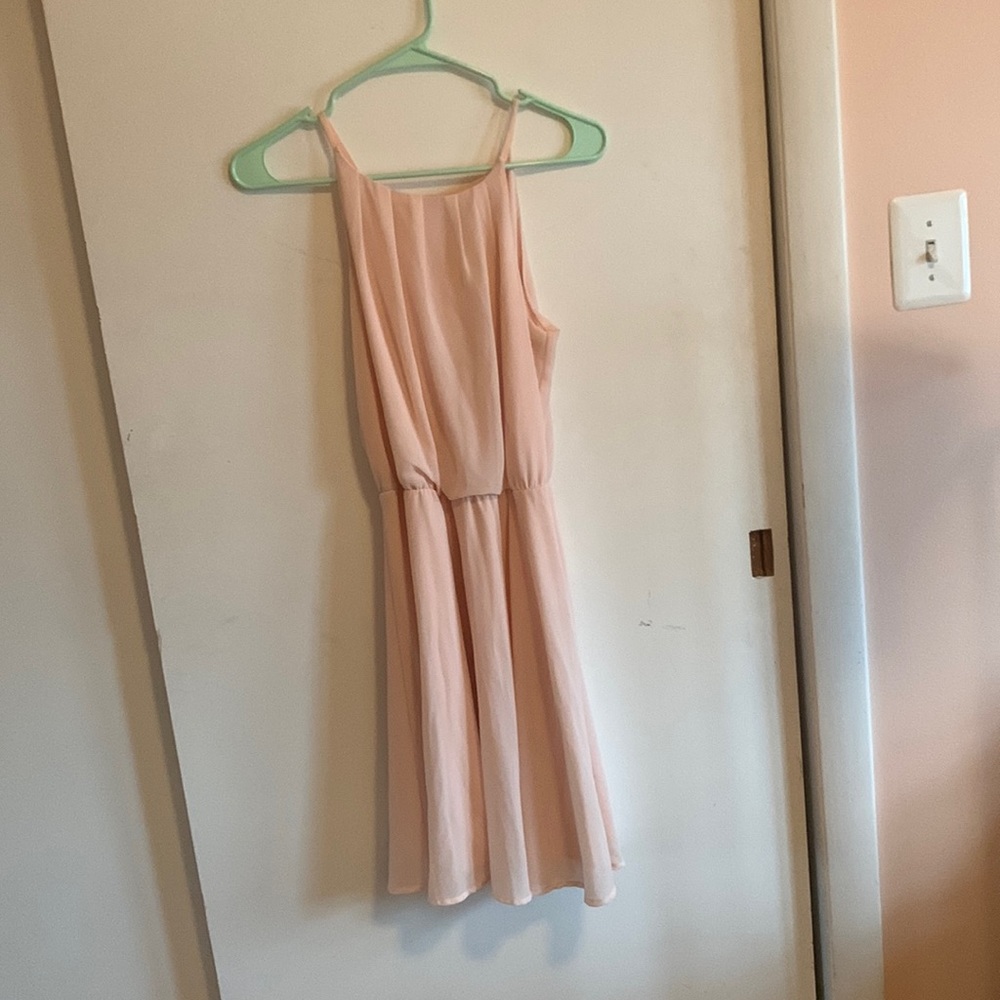 Francesca’s, size medium, light pink dress